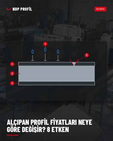 Alçıpan profil fiyatlarını belirleyen hammadde: çelik sac ve üzerindeki çinko kaplama katmanı